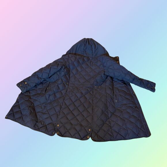 Lauren Ralph Lauren Quilted Hooded Coat-Cozy&Stylish - Picture 2 of 3